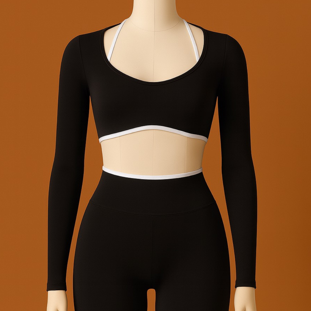 (PRE-ORDER) MIDNIGHT Sculpt Long-sleeve Support Top