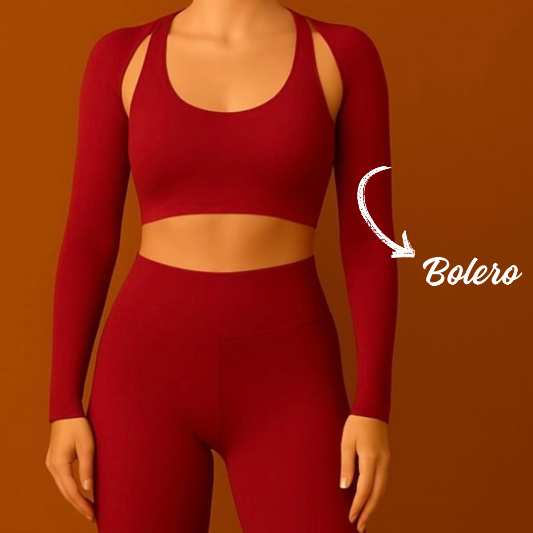 (PRE-ORDER) CRIMSON Bolero Long-sleeve Shrug Jacket